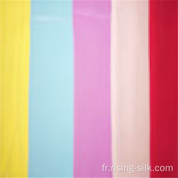 Tissu de mousseline de couleur personnalisé